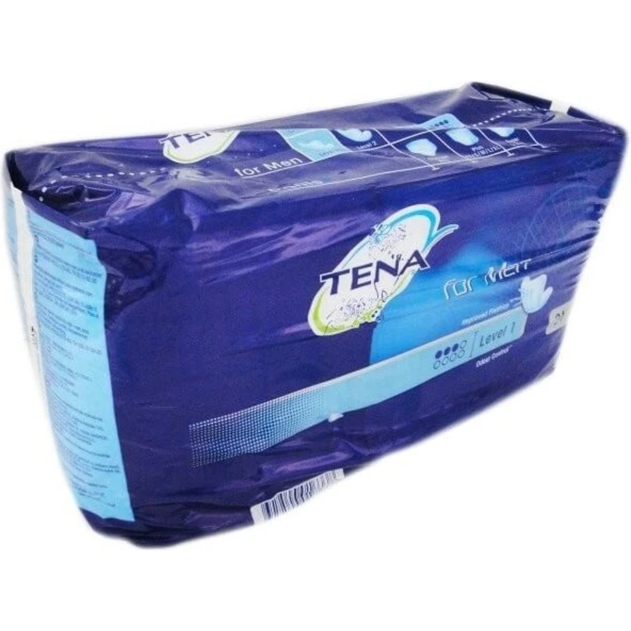 TENA Men Level 1 1×24 compresas para la incontinencia masculina