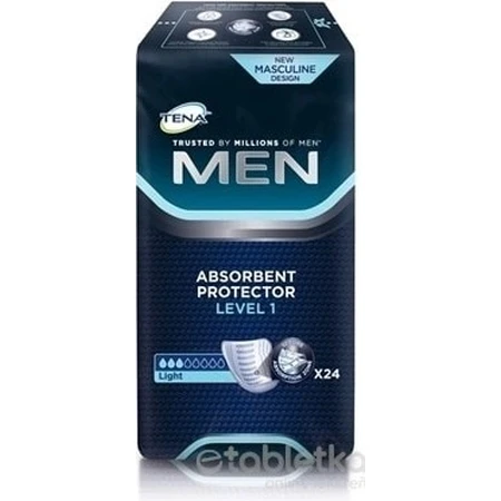 TENA Men Level 1 1×24 compresas para la incontinencia masculina