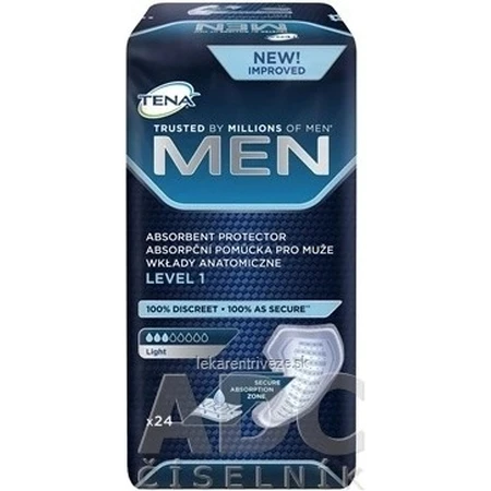 TENA Men Level 1 1×24 compresas para la incontinencia masculina