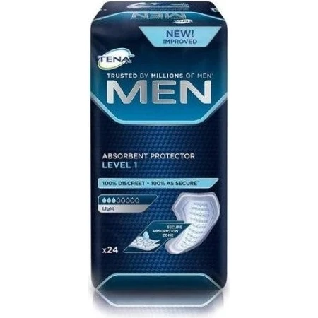 TENA Men Level 1 1×24 compresas para la incontinencia masculina