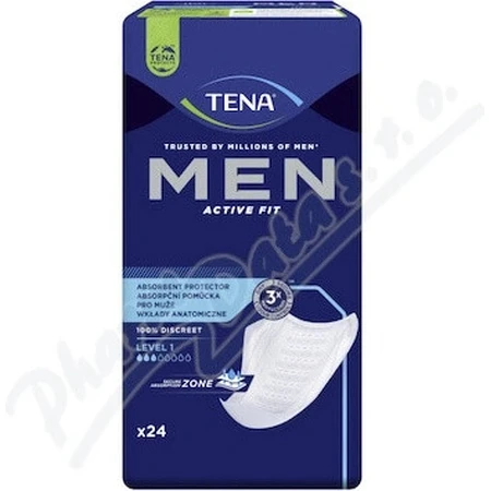 TENA Men Level 1 1×24 compresas para la incontinencia masculina
