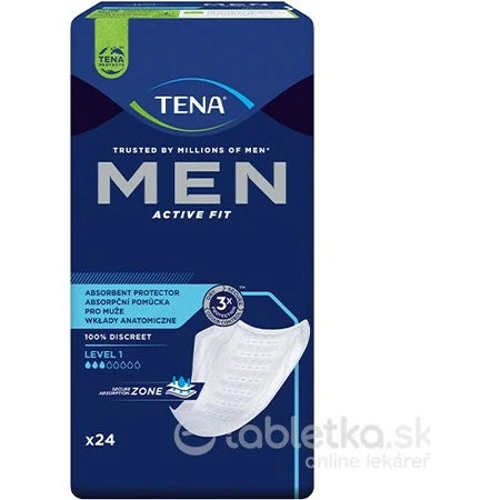 TENA Men Level 1 1×24 compresas para la incontinencia masculina