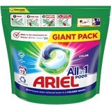 Ariel All-in-1 PODS Color, Cápsulas de Gel de Lavado, 72 Cápsulas de Gel de Lavado 1×72, Cápsulas de Gel de Lavado