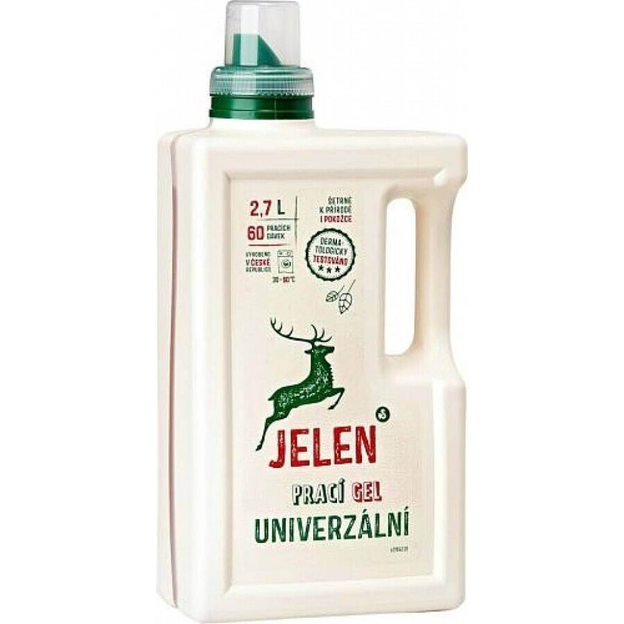 Deer Gel de spălare 2,7L Color 60P 1×2,7L, Gel de spălare Color