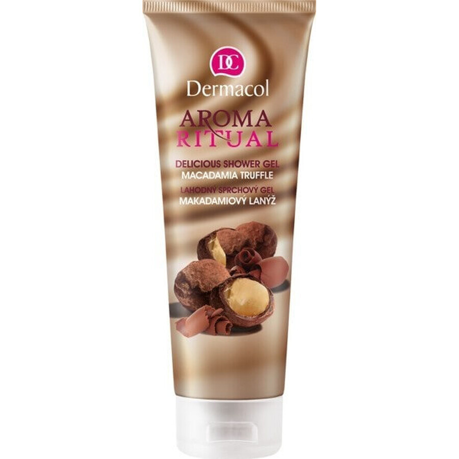 Dermacol Aroma Ritual Macadamia Truffle Shower Gel 1×250 ml, walnut flavored