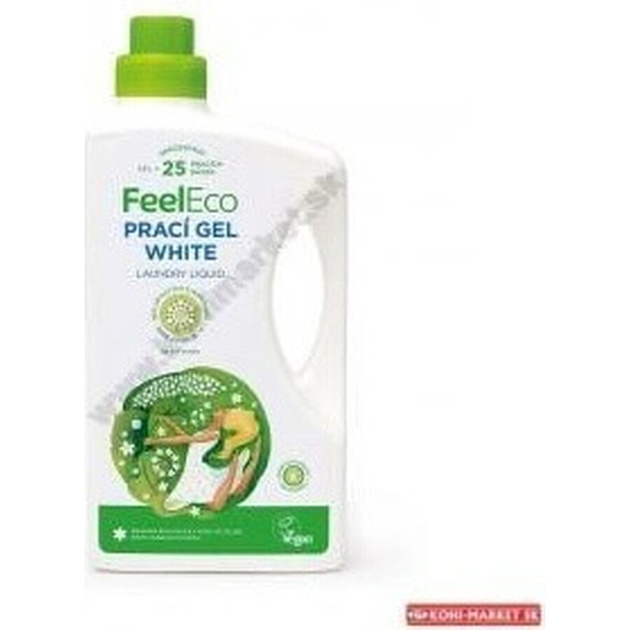 Feel Eco White Laundry Gel 1×1500 ml para ropa blanca