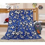 Baby blanket ELLA 1003/153 N 100x150cm ball blue 1×1 pc, baby blanket