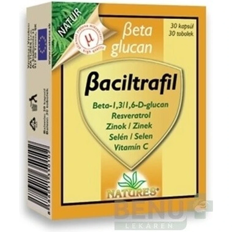NATURES Baciltrafil 1×30 cps, food supplement