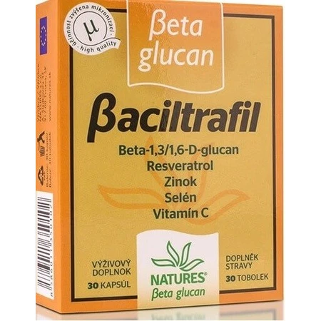 NATURES Baciltrafil 1×30 cps, food supplement