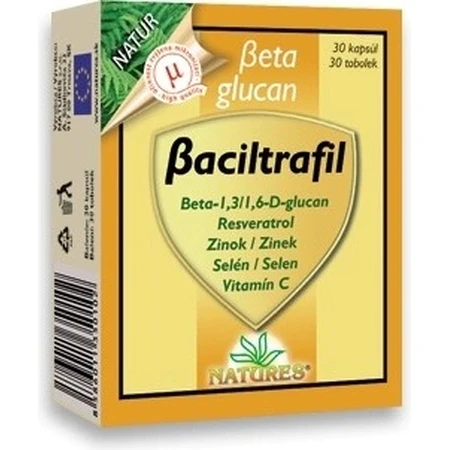 NATURES Baciltrafil 1×30 cps, food supplement