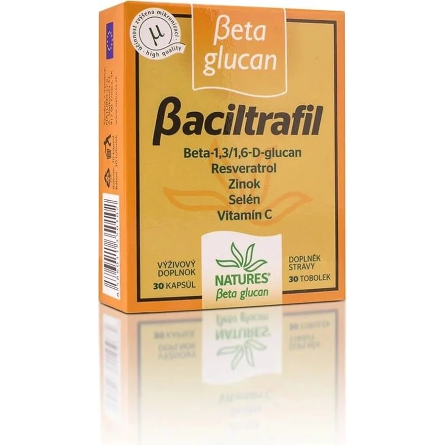 NATURES Baciltrafil 1×30 cps, food supplement