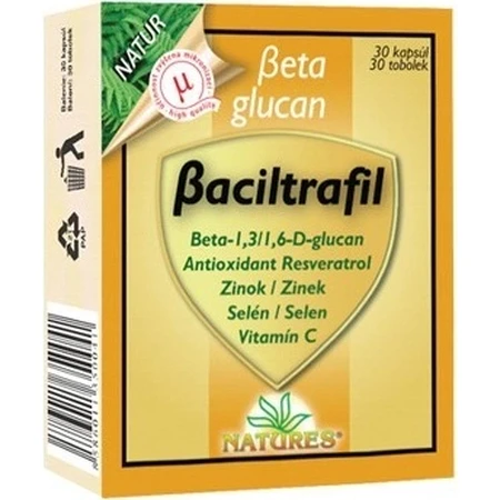 NATURES Baciltrafil 1×30 cps, food supplement