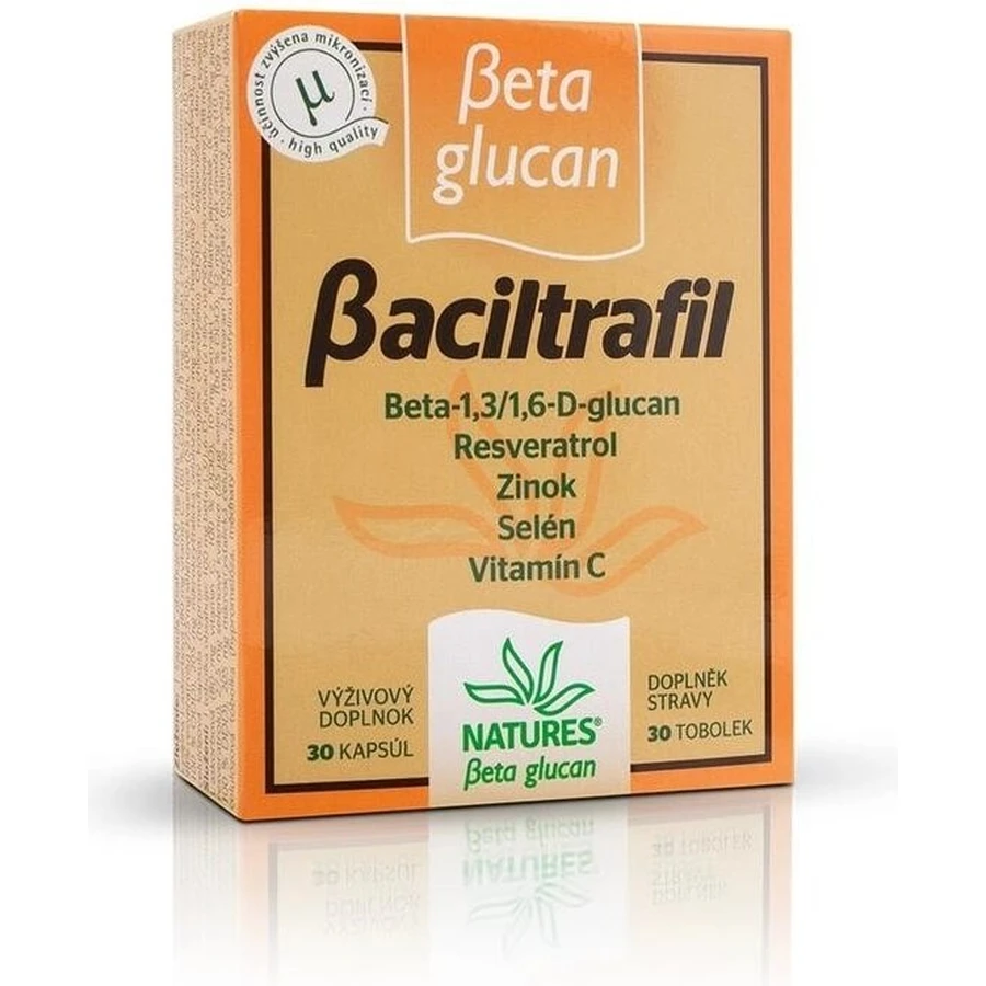 NATURES Baciltrafil 1×30 cps, food supplement