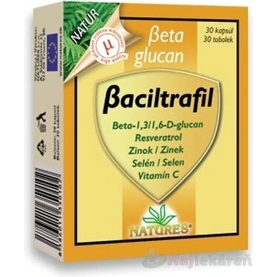 NATURES Baciltrafil 1×30 cps, food supplement