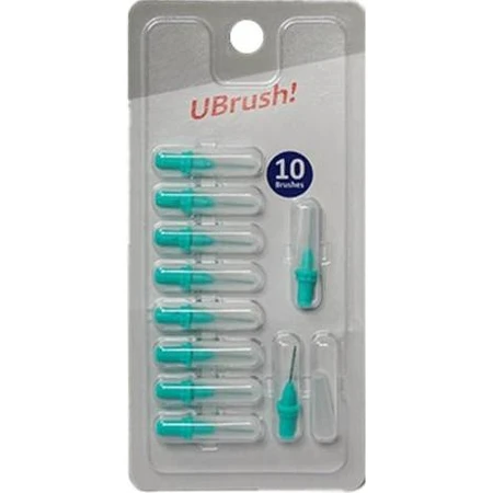 UBrush - szczoteczka międzyzębowa - 0,9 mm zielona 1×10 sztuk: ceny i cechy