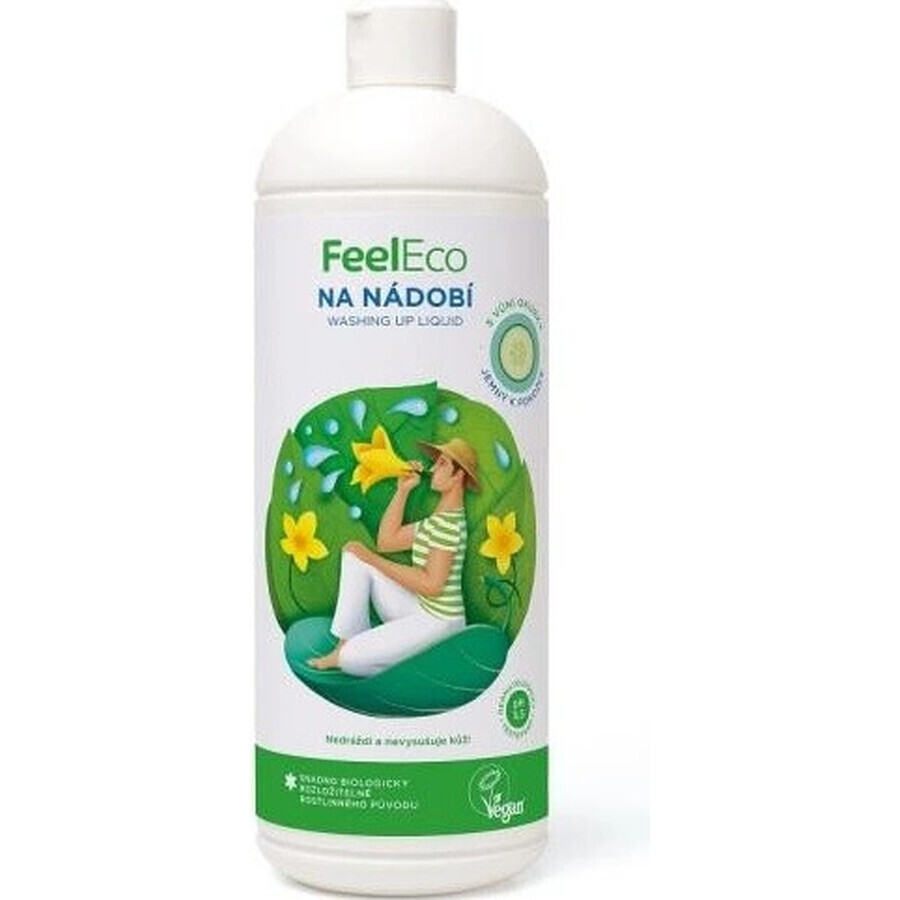 Feel Eco Liquide vaisselle concombre 1×1000 ml, liquide vaisselle