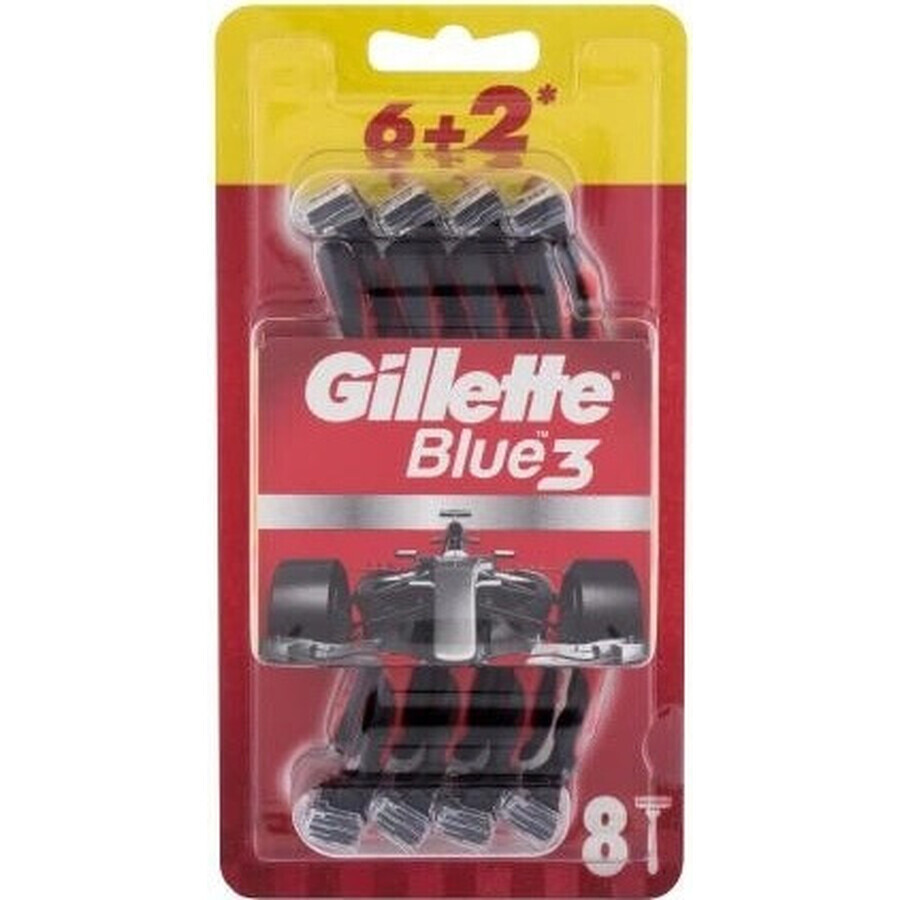 Gillette Blue3 Nitro 6+2 pcs 1×9 pcs