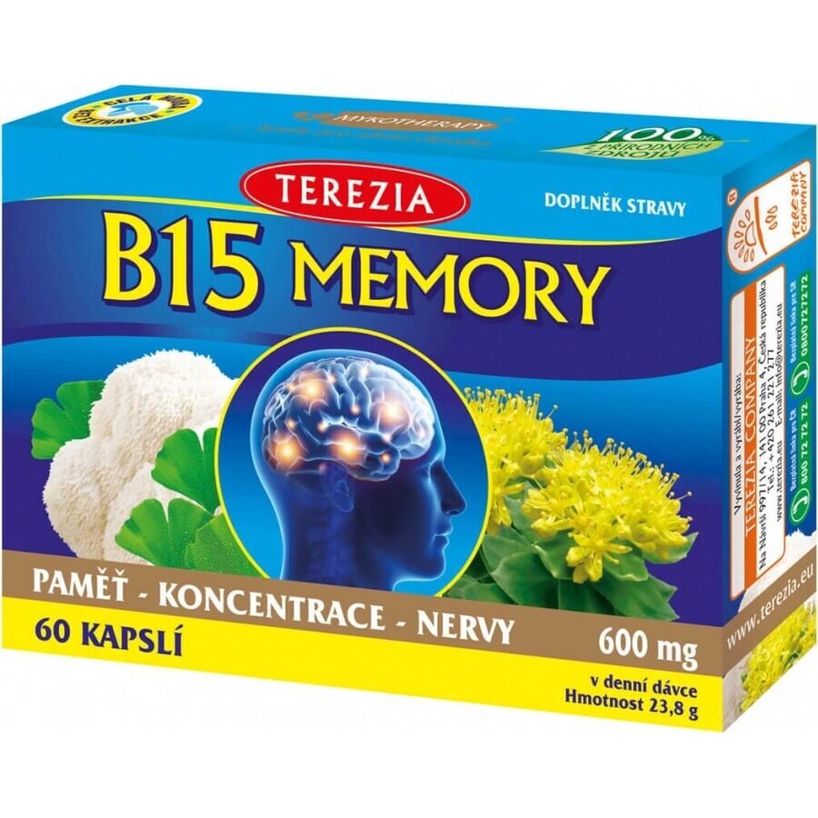 TEREZIA B15 MEMORY 1×60 cps, integratore alimentare