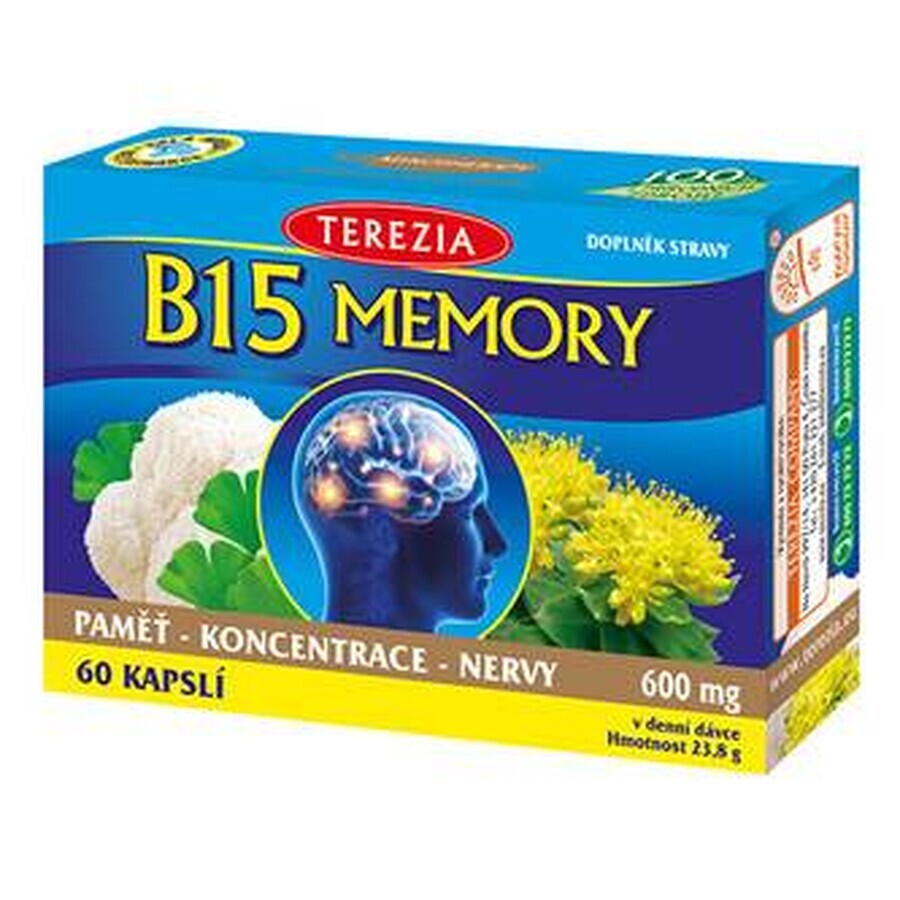 TEREZIA B15 MEMORY 1×60 cps, integratore alimentare