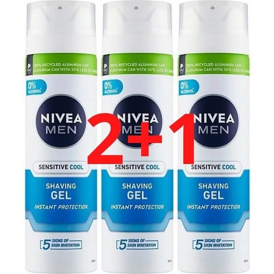 NIVEA MEN Sensitiv Kühlend 1×200 ml, Gel