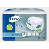 TENA Flex Plus M 1×30 unidades, braguitas para incontinencia con cintura de cierre rápido