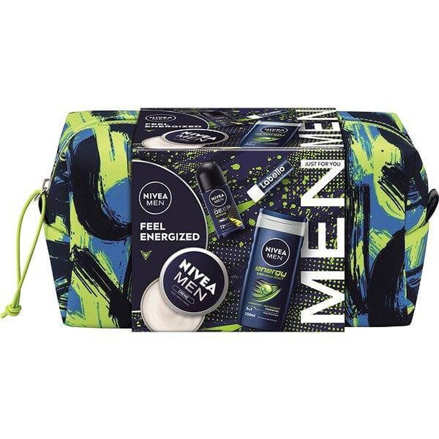 NIVEA MEN BAG DEEP SPORT 1×1 Stück, Geschenkpackung