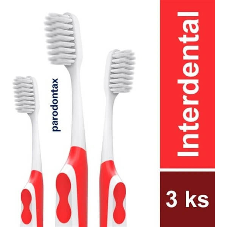 Parodontax Interdental Triopack Extra Suave 1×3 pcs, cepillo de dientes