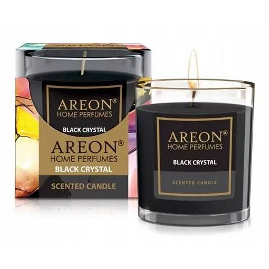 Areon Vela Vela de Cristal Negro 120g 1×1 ud, vela perfumada