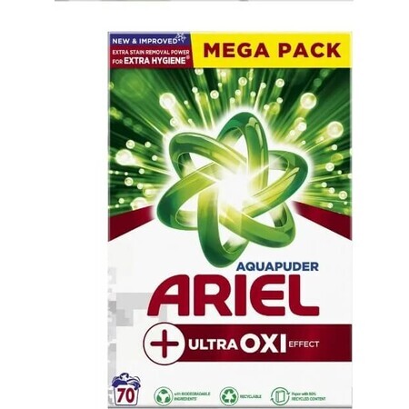 Ariel Polvo 3,3kg/60PD Ultra Oxi Effect 1×3,3kg polvo