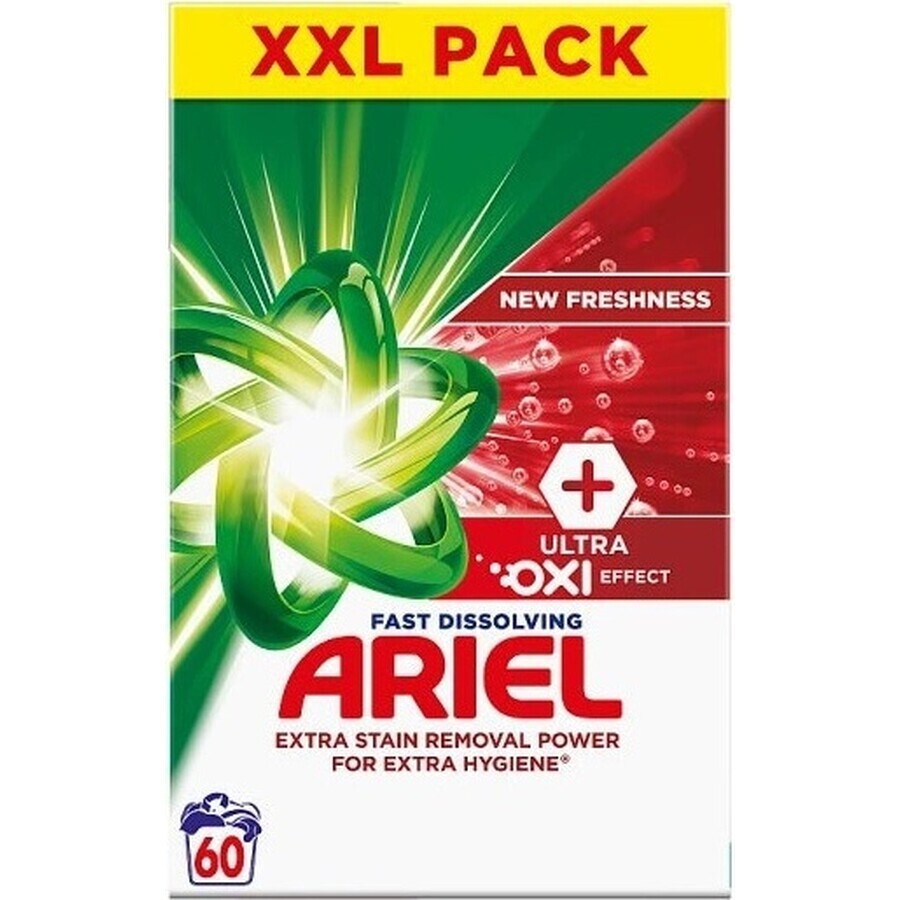 Ariel Polvo 3,3kg/60PD Ultra Oxi Effect 1×3,3kg polvo