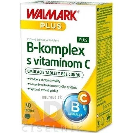 WALMARK B-complex PLUS with vitamin C tbl (innovative packaging 2018) 1x30 pcs