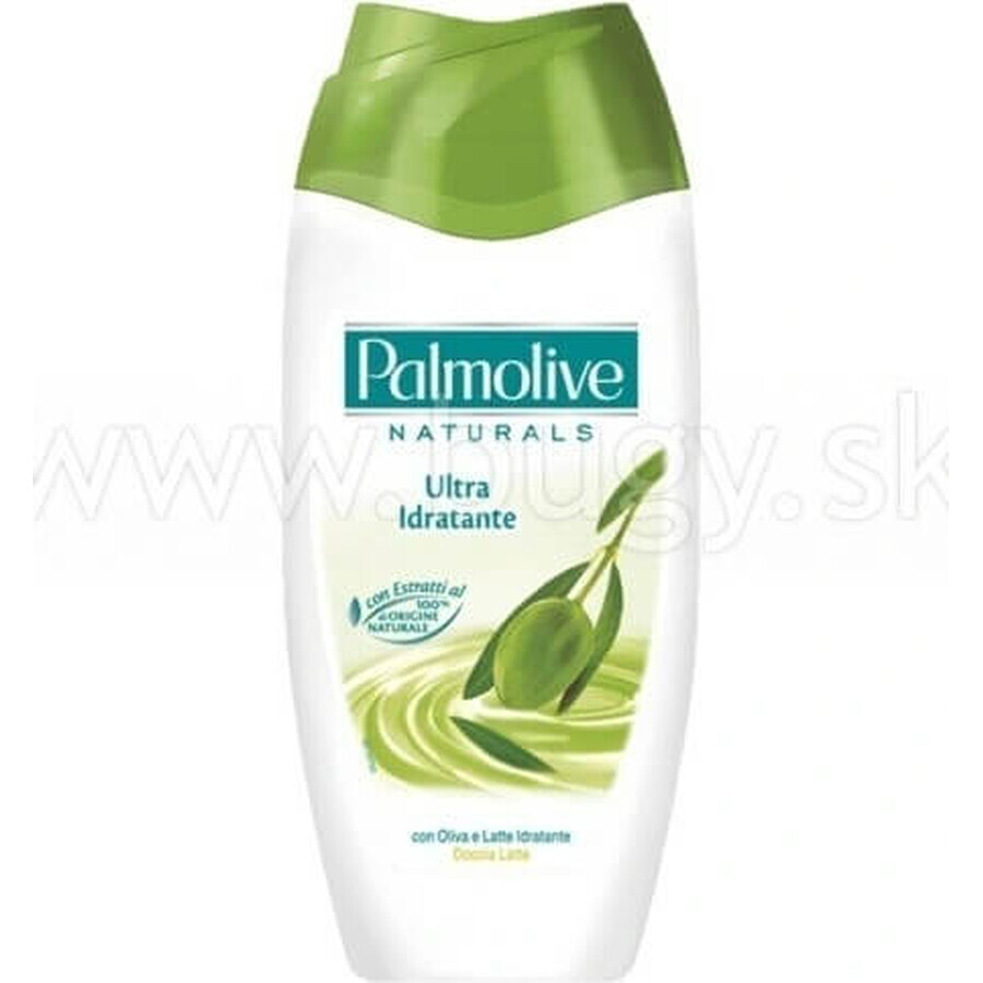 Gel douche Palmolive Nat.Olive Milk 1×250 ml, hydratant et nourrissant pour la peau