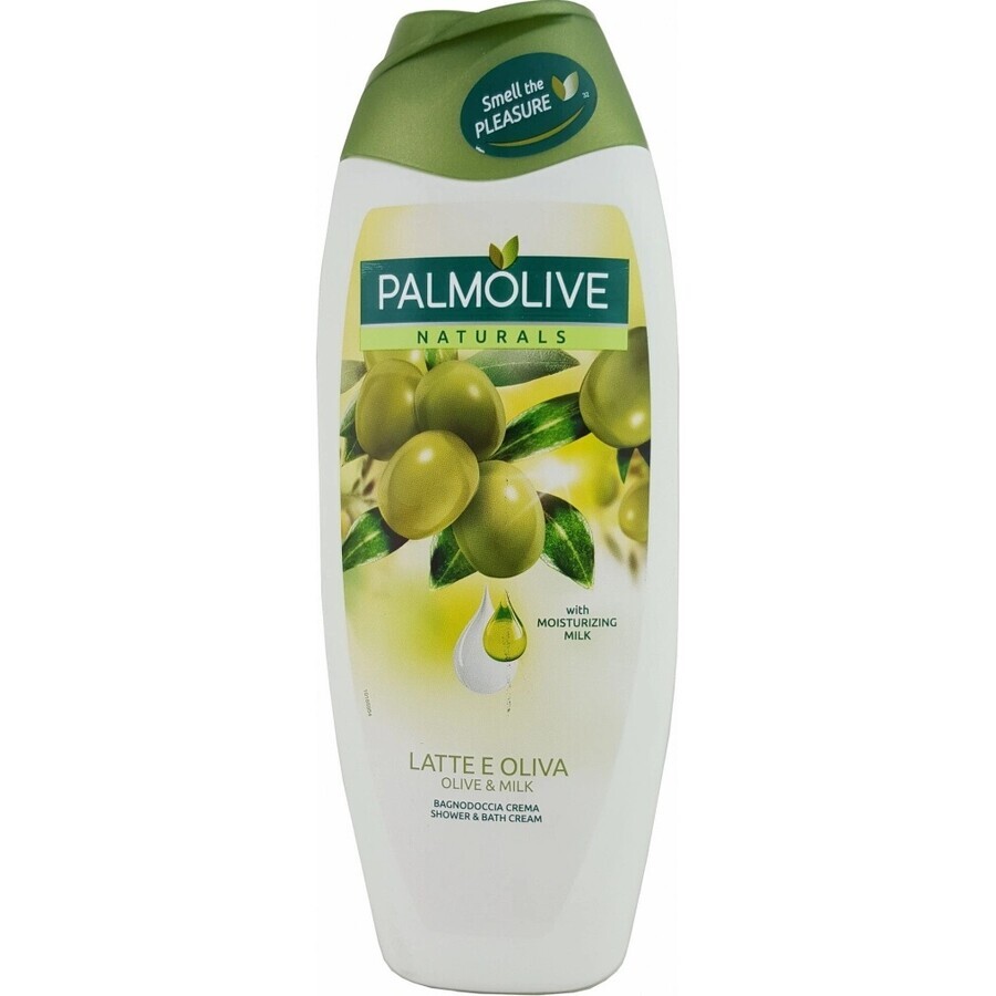 Gel douche Palmolive Nat.Olive Milk 1×250 ml, hydratant et nourrissant pour la peau