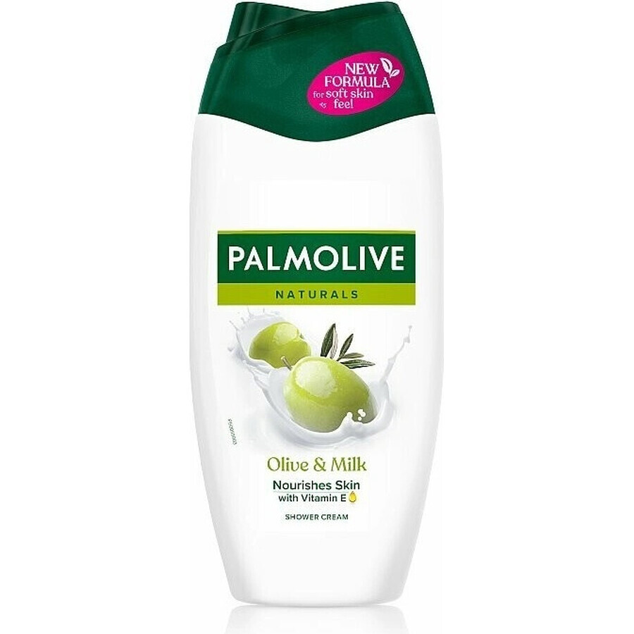 Gel douche Palmolive Nat.Olive Milk 1×250 ml, hydratant et nourrissant pour la peau