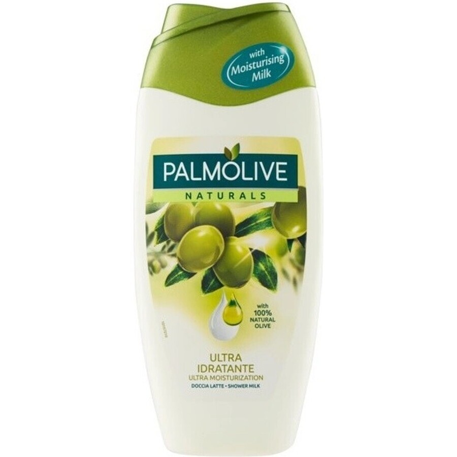 Gel douche Palmolive Nat.Olive Milk 1×250 ml, hydratant et nourrissant pour la peau