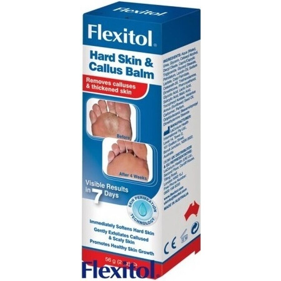 FLEXITOL CALLOS para ampollas y piel arrugada 1×56 g, eliminación de ampollas, piel muerta y escamosa