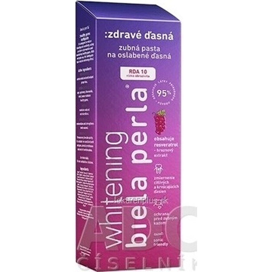 White Pearl Albire gingii sănătoase - pastă de dinți 1×75 ml