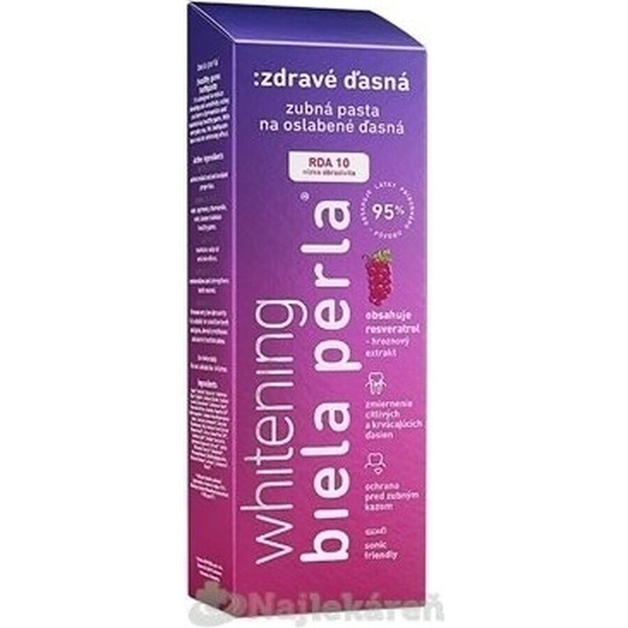 White Pearl Albire gingii sănătoase - pastă de dinți 1×75 ml