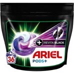 Ariel All-in-1 PODS Revita Revita All-in-1 PODS Revita Negro, Cápsulas de gel de lavado, 36 lavados 1×36pcs, Cápsulas de gel de lavado