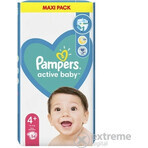 Pampers Active Baby MP S4+ 1×54 pzs, talla S4+, pañales bebé