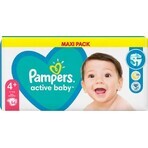 Pampers Active Baby MP S4+ 1×54 pzs, talla S4+, pañales bebé