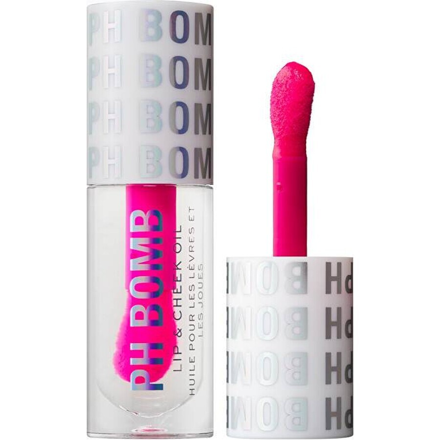 Revolution, PH Bomb Lip & Cheek Oil Universal 1×4,5 ml, brillant à lèvres