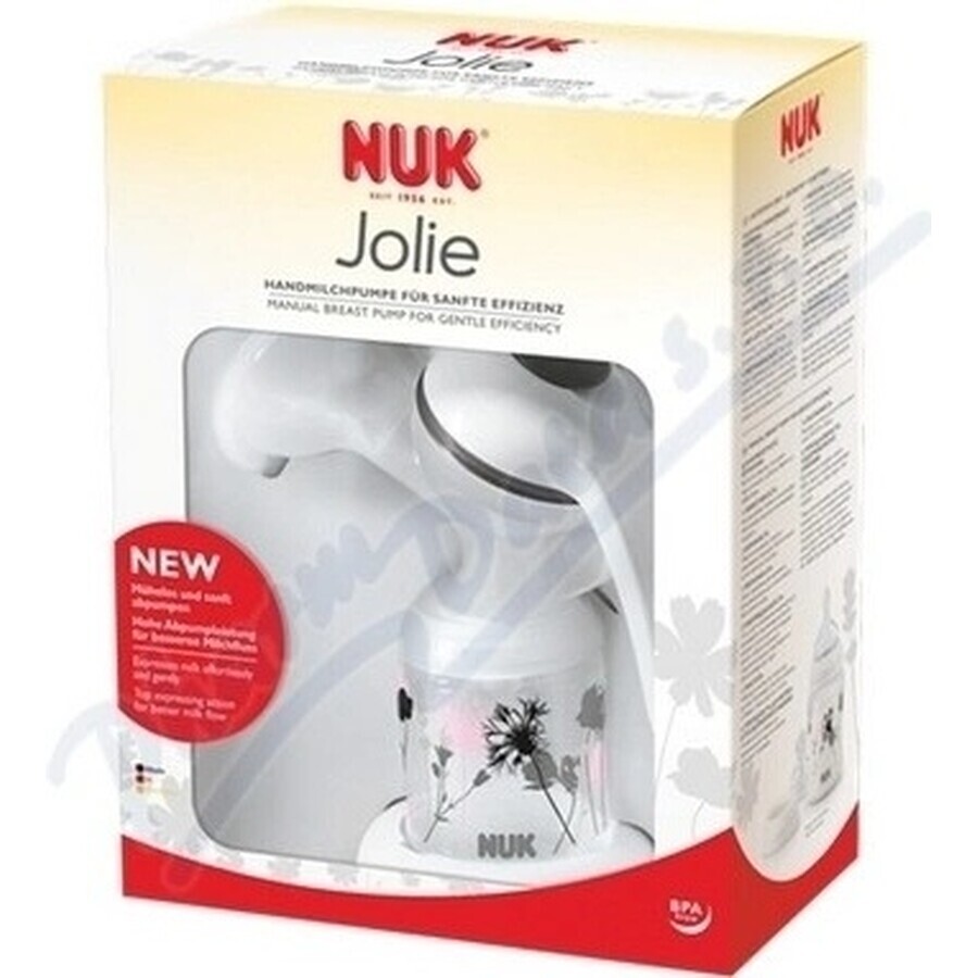 NUK JOLIE Extractor de leche manual 1×1, extractor de leche manual