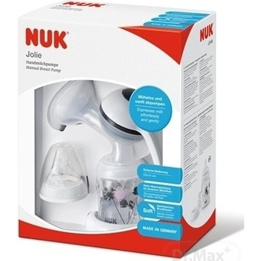 NUK JOLIE Extractor de leche manual 1×1, extractor de leche manual