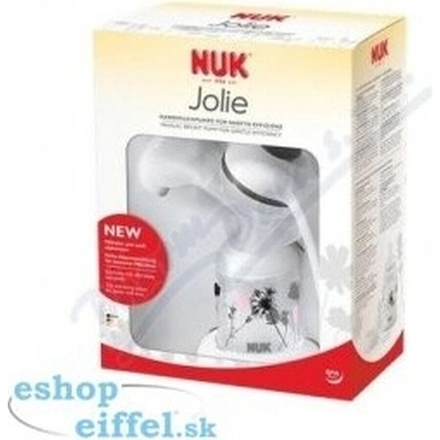 NUK JOLIE Extractor de leche manual 1×1, extractor de leche manual