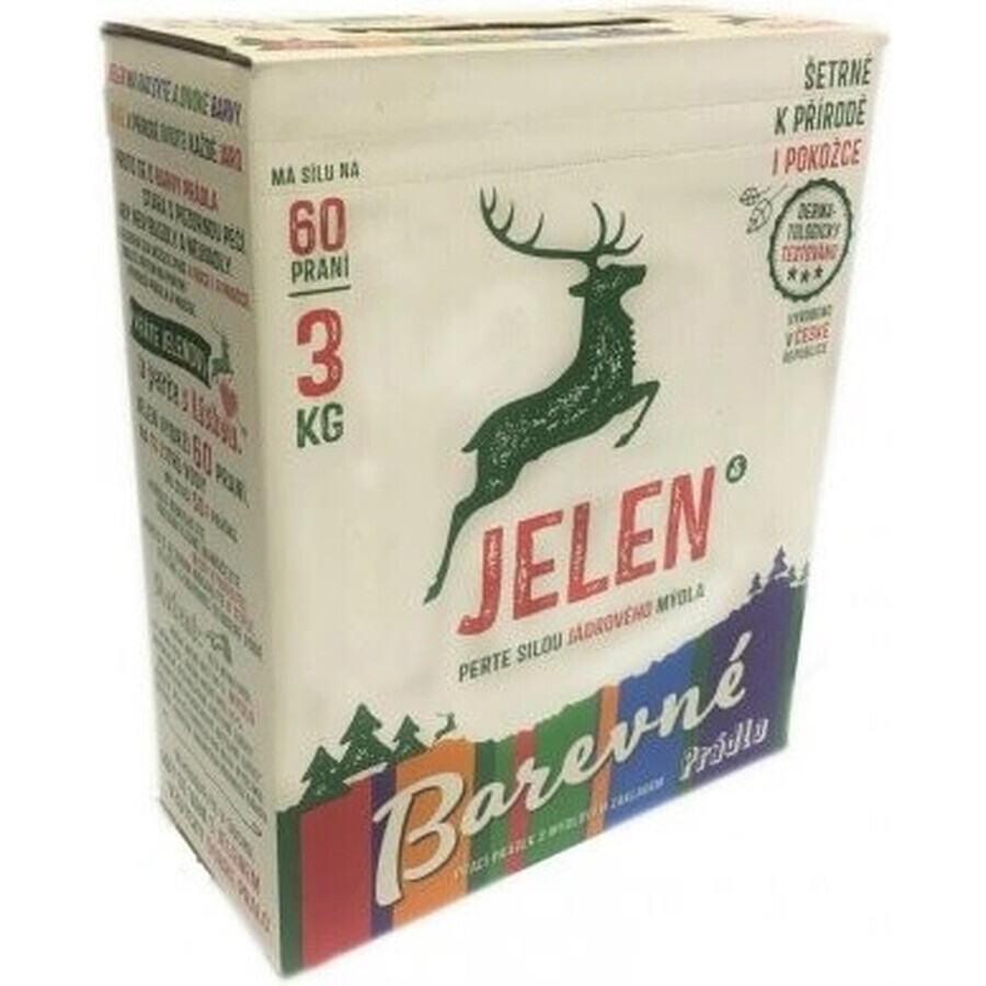 Soap powder for deer 3kg Color 60PD 1×3 kg, soap powder, Color, 60PD