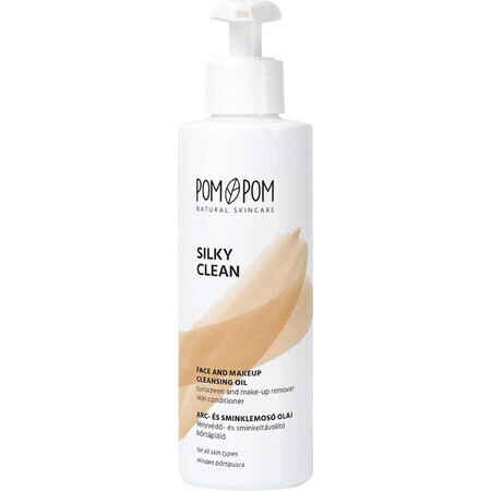 POMPOM Silky Clean Facial Cleansing Oil 1×200 ml, Gesichtsöl