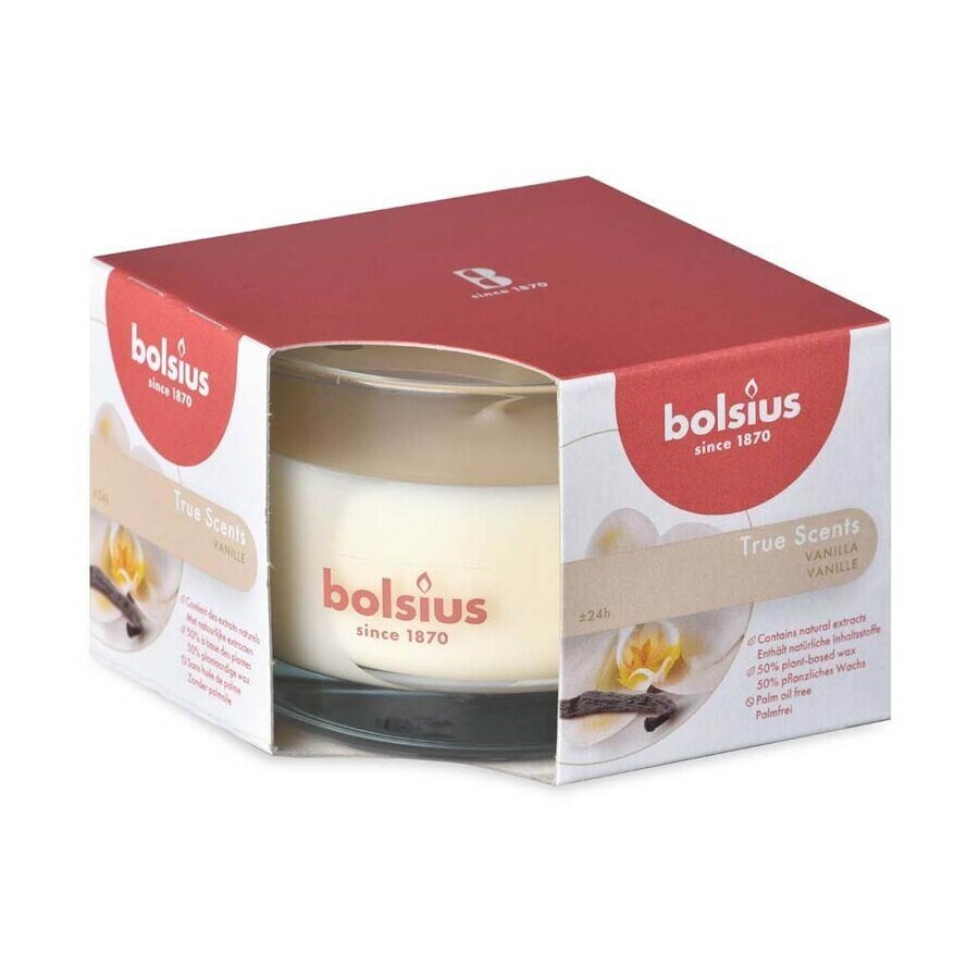 Bolsius Aromatic 2.0 Botella 90x63mm Vainilla, vela perfumada 1×1 ud, vela perfumada