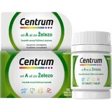 Centrum dalla A al ferro, 30 compresse 1x30 tbl, multivitaminico per adulti con vitamine e minerali