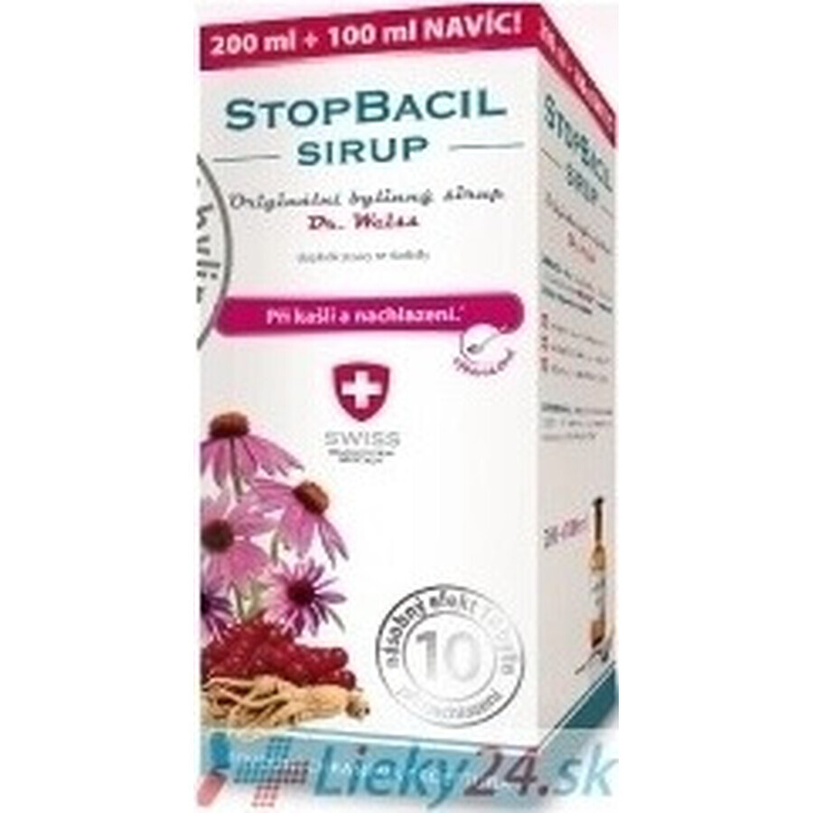 STOPBACIL Medizinischer Hustensaft Dr. Weiss 1×150 ml, Hustensaft